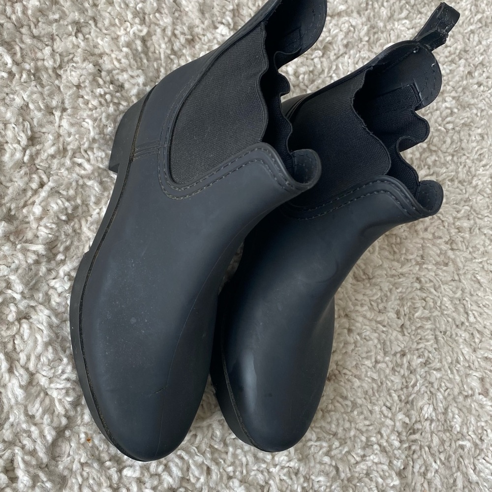 Rubber Chelsea boots